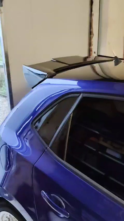 ART. 1758 SPOILER  VW POLO 6R 6C 2011-2018 LOOK BATMAN NERO LUCIDO