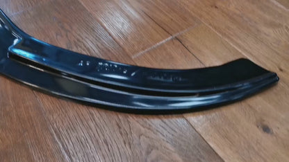 SPLITTER ADATTO PER AUDI A3 8V 2012-2016 S3 SLINE LOOK NERO LUCIDO