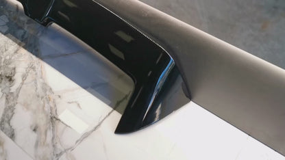 SPOILER POSTERIORE ADATTO PER VW GOLF 8 LOOK NERO LUCIDO DESIGN SPORTIVO
