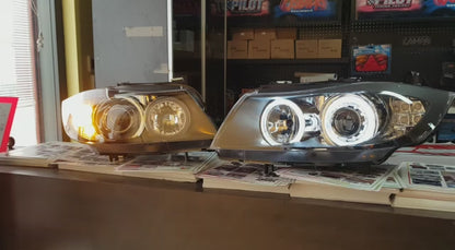BODYKIT E36 + COUPE REAR LIGHTS WITH WHITE INDICATOR
