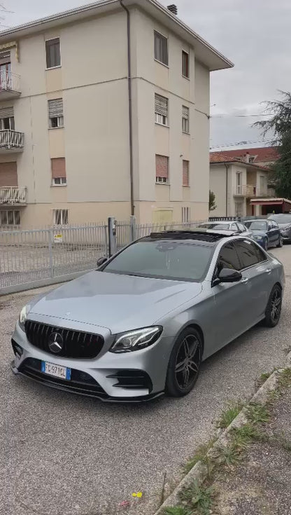 SPLITTER SUITABLE FOR MERCEDES E-CLASS W213 AMG E63 2016-2020 GLOSSY BLACK LOOK