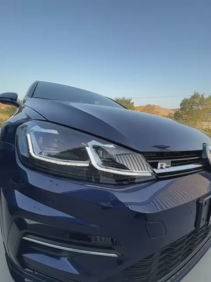 FARI ANTERIORI ADATTI PER VW GOLF 7.5 2017-2020 LOOK RLINE DINAMICI LED
