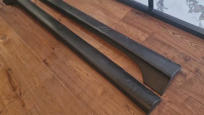 SKIRTS SUITABLE FOR AUDI A4 B8 2007-2015 TUNING LOOK RAW