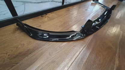 SPOILER LAMA SPLITTER SOTTOPARAURTI NERO LUCIDO MERCEDES GLE C167 W167 AMG LOOK