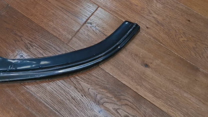 SPLITTER ADATTO PER AUDI A3 8V 2016-2019 LIFT S3 SLINE NERO LUCIDO (LISCIO)