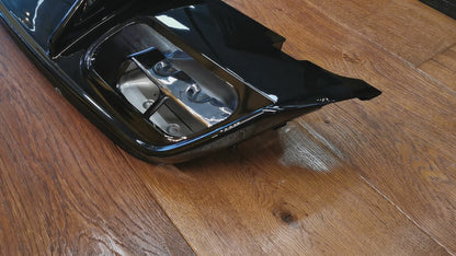 DIFFUSORE ADATTO PER MERCEDES CLASSE A W176 LOOK A45 + TERMINALI CROMATI