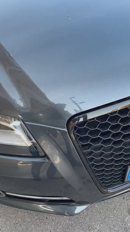 GRIGLIA ADATTA PER AUDI A3 8P 2008-2012 LOOK RS3 NERA DESIGN SPORTIVO