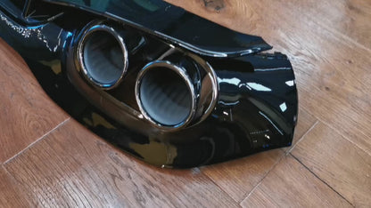 DIFFUSORE ADATTO PER MERCEDES CLASSE A W177 AMG + TERMINALI NERI LOOK A45S