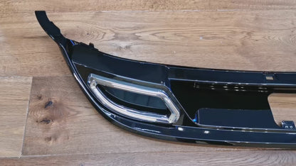 DIFFUSER SUITABLE FOR VW GOLF 7.5 2017-2020 LOOK RLINE GLOSS BLACK 