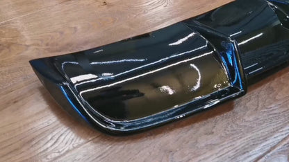 DIFFUSORE ADATTO PER AUDI A3 8V 2012-2016 SLINE LOOK RS3 2SX NERO LUCIDO