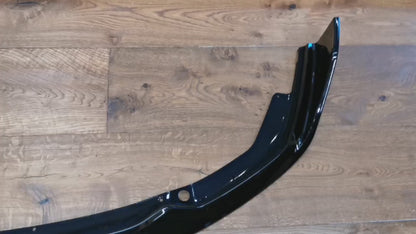 SPLITTER ADATTO PER BMW SERIE 1 F40 MSPORT LOOK NERO LUCIDO CON BAFFI