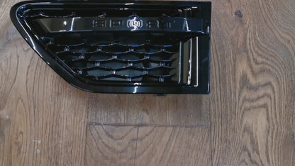 GRILLE SUITABLE FOR RANGE ROVER SPORT L320 LIFT 09-13 AUTOBIOGRAPHY LOOK GLOSSY