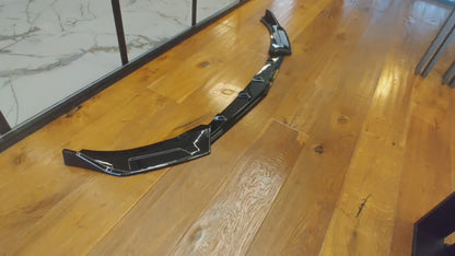 SPLITTER SUITABLE FOR GOLF 8 RLINE GTI GTD GTE GLOSSY BLACK (3 PIECES) 