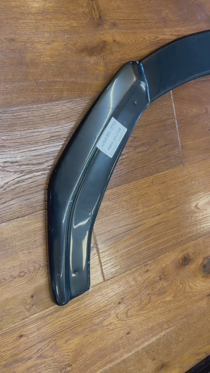 SPLITTER SUITABLE FOR AUDI A4 B9 RS4 2015-2019 GLOSSY BLACK LOOK SPORTY DESIGN 