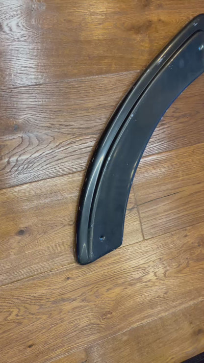 SPLITTER ADATTO PER AUDI A6 4G C7 RS6 2011-2018 LOOK NERO LUCIDO DESIGN SPORTIVO