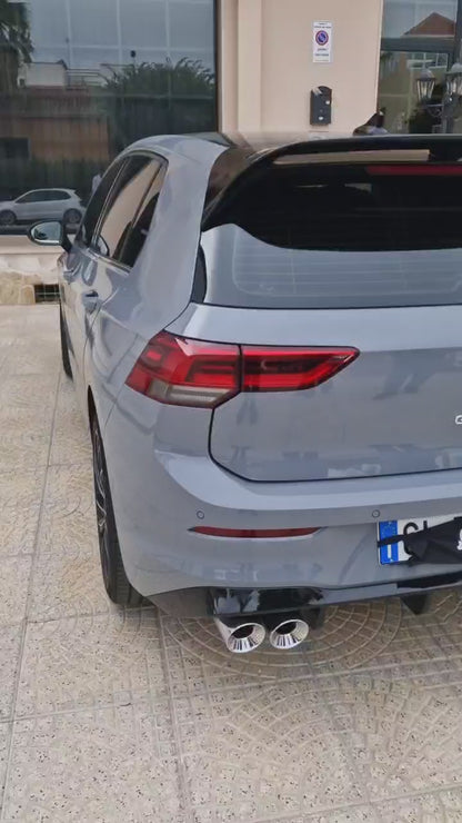 SPOILER TETTO ADATTO PER VW GOLF 8 LOOK R NERO LUCIDO DESIGN SPORTIVO