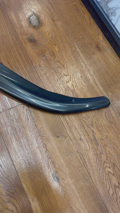 SPLITTER ADATTO PER MERCEDES CLASSE C W205 C205 2015-2018 LOOK C63 NERO LUCIDO