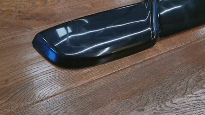 DIFFUSORE ADATTO PER SMART FORTWO 453 LOOK STANDARD NERO LUCIDO DESIGN SPORTIVO