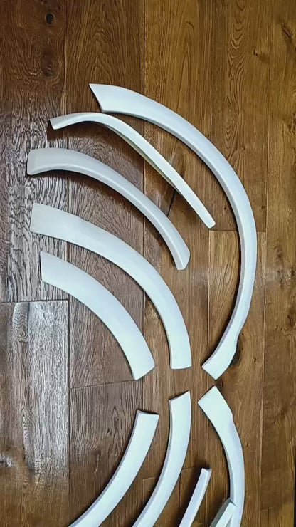 💎EXTENDED FENDERS SUITABLE FOR VW TOUAREG 2006-2010 LOOK R50 RAW💎