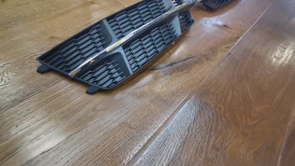 FOG LIGHT GRILLS SUITABLE FOR AUDI A6 4G C7 2015-2018 SLINE CHROME PROFILE