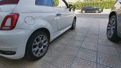 MINIGONNE ADATTE PER FIAT 500 LOOK SPORT GREZZE DESIGN SPORTIVO