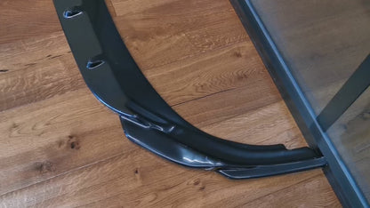 SPLITTER ADATTO PER VW GOLF 8 R LOOK NERO LUCIDO V1 DESIGN SPORTIVO