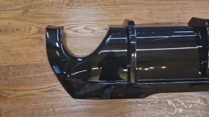 DIFFUSORE ADATTO PER BMW SERIE 1 F40 MSPORT NERO LUCIDO LOOK PERFORMANCE