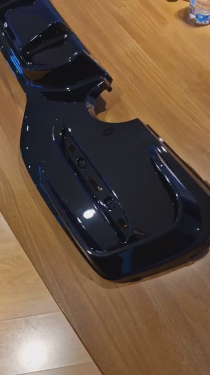 DIFFUSORE ADATTO PER BMW SERIE 1 F20 F21 MSPORT 2015-2019 1+1 LOOK NERO LUCIDO