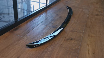 REAR WINDOW SPOILER SUITABLE FOR BMW 3 SERIES G20 2019-2022 M4 LOOK GLOSS BLACK
