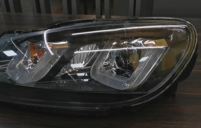 FARI ANTERIORI ADATTI PER VW GOLF 6 2008-2013 LOOK GOLF 7 DESIGN SPORTIVO