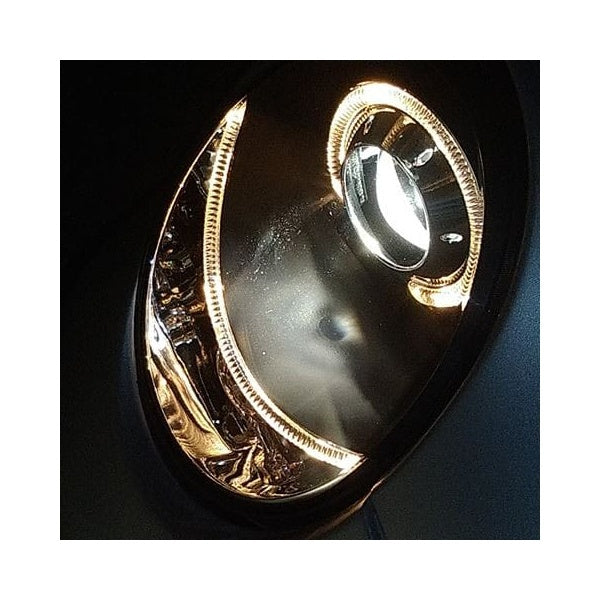 💫ART.6450 FARI OCCHI D'ANGELO NERI per VW POLO 9N 2001-2005💫