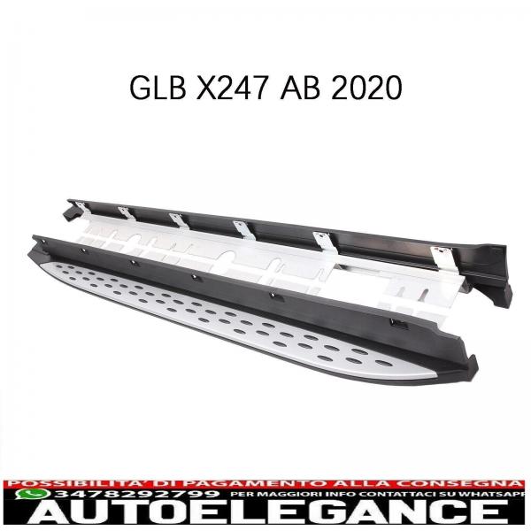 pedane battitacco per minigonne laterali mercedes glb x247 w247