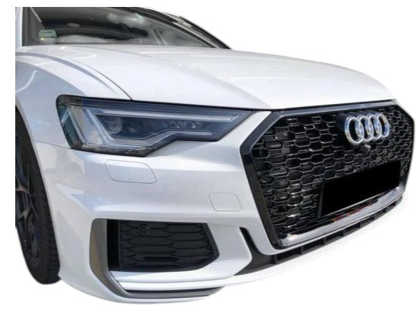 💫ART.4108 Griglia per AUDI A6 2020 Look RS6 Nero💫