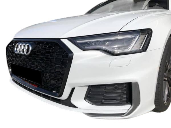 💫ART.4108 Griglia per AUDI A6 2020 Look RS6 Nero💫
