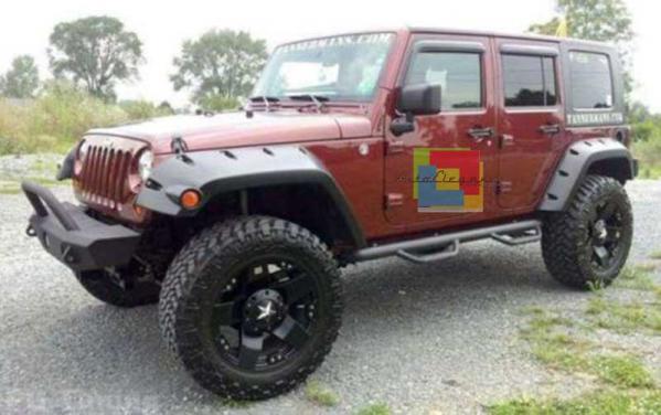 JEEP WRANGLER / RUBICON JK 2007-2014 SPOILER PARAFANGHI ALLARGATI