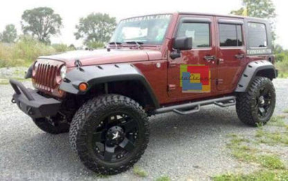 JEEP WRANGLER / RUBICON JK 2007-2014 SPOILER PARAFANGHI ALLARGATI