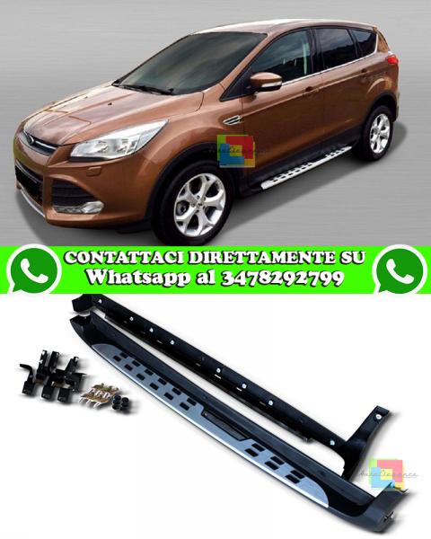 FORD KUGA MK2 2012-2016 PEDANE LATERALI SOTTO PORTA LOOK SPORTIVO