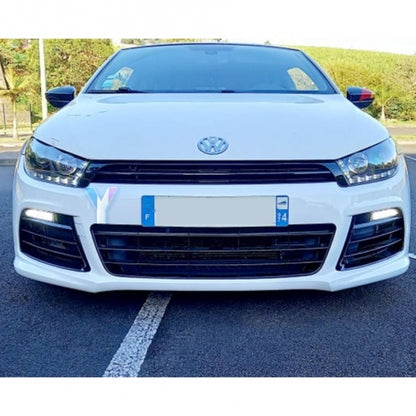 🌟Paraurti anteriore R Look e LED DRL adatto per VW Scirocco III (2008-2014)🌟