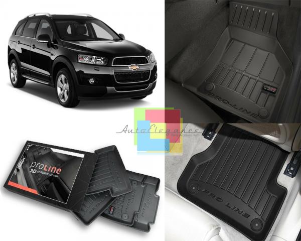 👌✨CHEVROLET CAPTIVA 2006+ SET TAPPETINI IN GOMMA DI ALTA QUALITA SPECIFICO PROLINE✨👌
