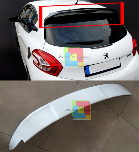 PEUGEOT 208 SPOILER POSTERIORE SUL TETTO LOOK SPORTIVO