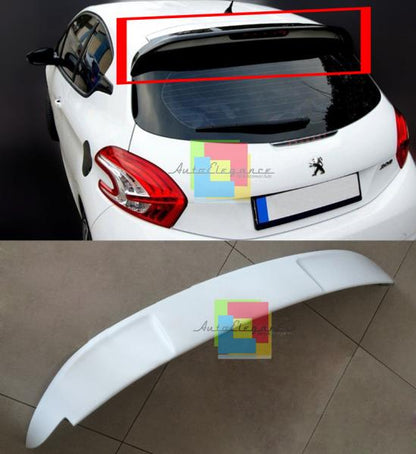 PEUGEOT 208 SPOILER POSTERIORE SUL TETTO LOOK SPORTIVO