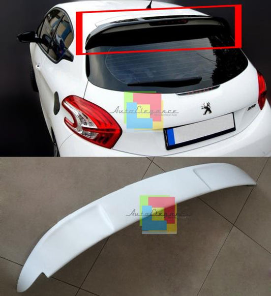 PEUGEOT 208 SPOILER POSTERIORE SUL TETTO LOOK SPORTIVO
