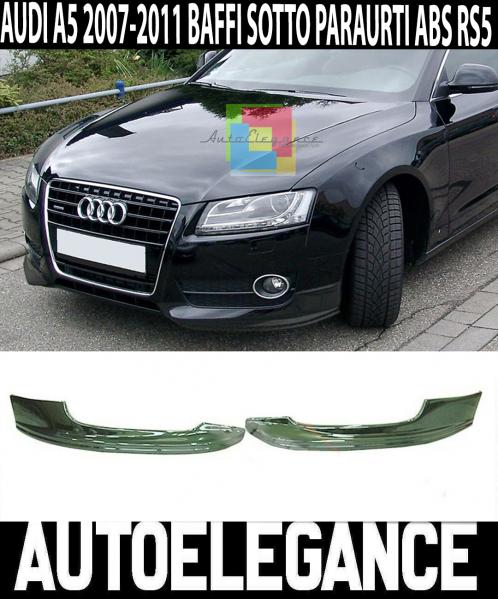 AUDI A5 2007-2011 SPOILER ANTERIORE SOTTO PARAURTI LOOK S5 SLINE
