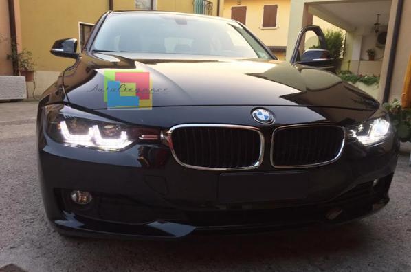 💫ART.5420 Fari Anteriori per BMW Serie 3 F30 / F31 Nero💫