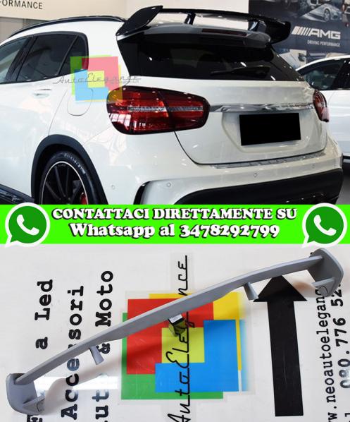 MERCEDES GLA X156 2013-2017 SPOILER POSTERIORE SUL TETTO LOOK AMG 45