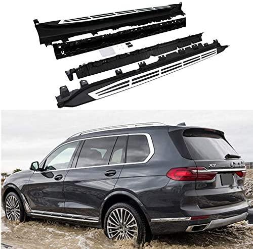 BMW X7 G07 2018+ PEDANE LATERALI SOTTO PORTA ACCIAIO INOX PVC