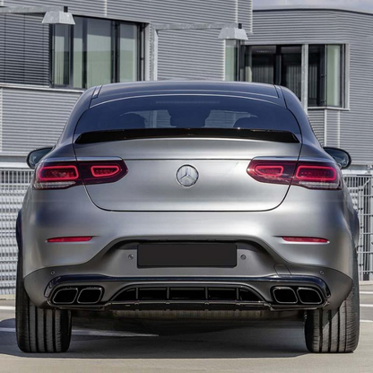 ART.3457 Diffusore GLC63 AMG look per Mercedes GLC Coupe C253 2016-2023
