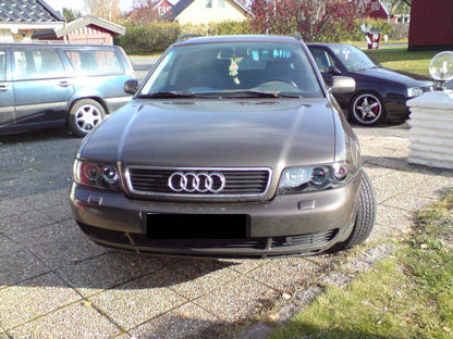 💫ART.6149 FARI ANTERIORI OCCHI D'ANGELO CROMATI per AUDI A4 11.94-12.98💫