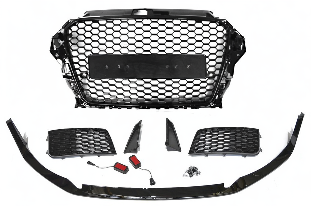 💥ART.3740 PARAURTI ANTERIORE SPORT adatto per AUDI A3 8V 12-16 LOOK RS3💥