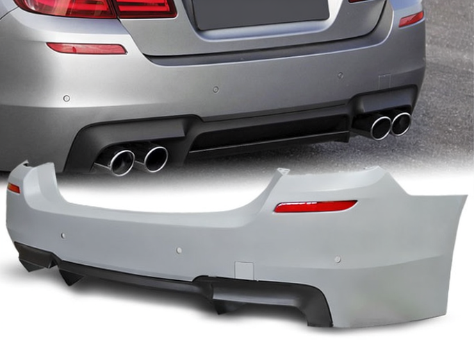 💥ART.4184 Paraurti Posteriore adatto per BMW F10 10-16 LOOK M5💥